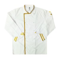 Aşçı Ceketi Altın Renkli Parlak Biye
